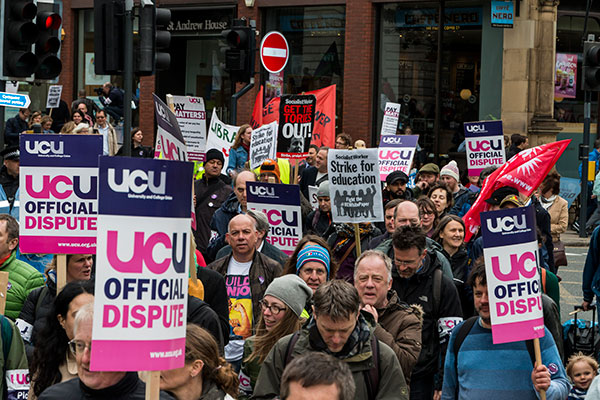 UCU member strikes