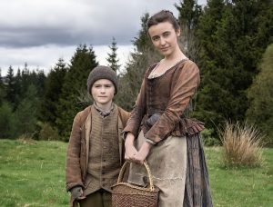 Actress Joanne Thomson as her character Amy McCallum in Outlander Season 6.