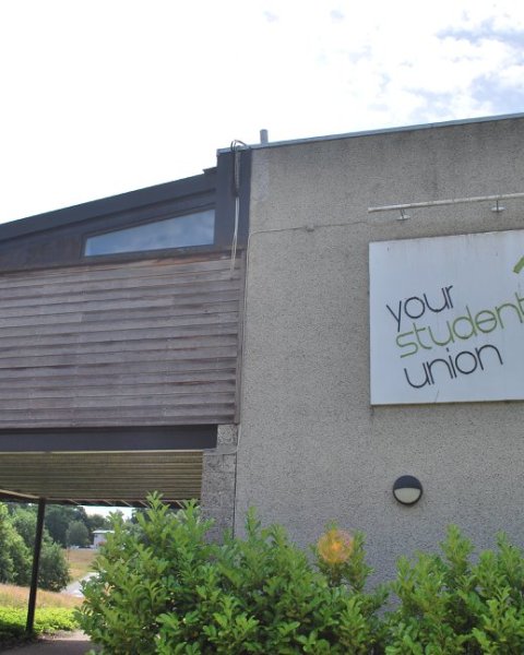A sign reading 'Your Student Union'